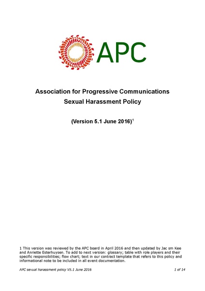 ملف:Association for Progressive Communications Sexual Harassment Policy.pdf