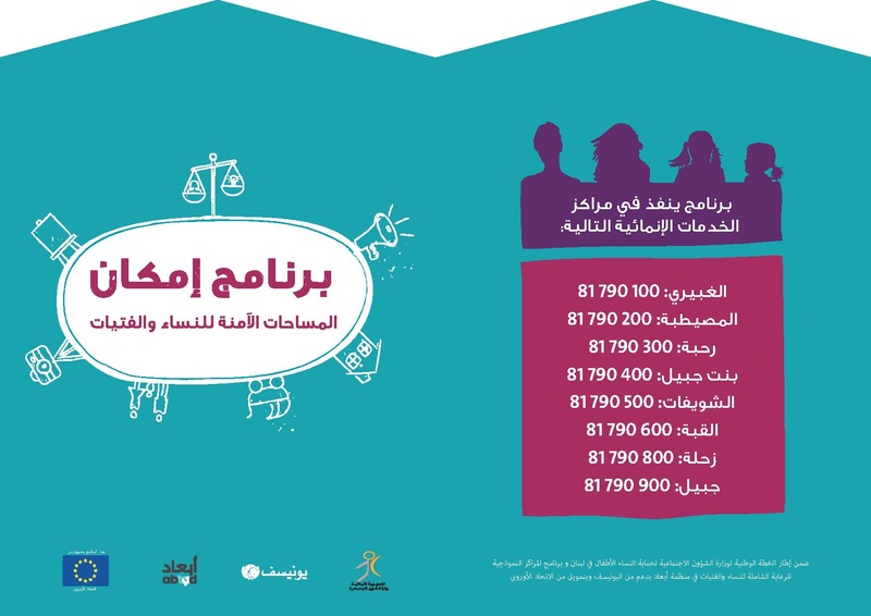 ملف:برنامج إمكان المساحات الآمنة للنساء والفتيات.pdf