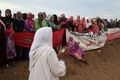 احتجاج للنساء السلاليات ومزارعات من قبيلة أولاد سبيطة ضد شركة الضحى في المغرب 2.jpg